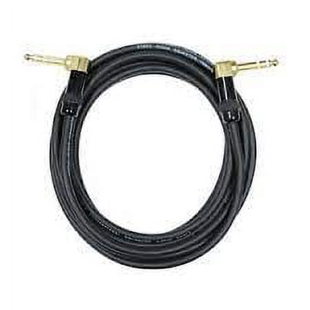 Audio2000'S C25012 12 Ft 1/4" TRS Right Angle to 1/4" TRS Right Angle Cable