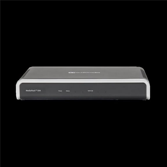 AudioCodes MP504-2S-SIP Mediapack 5XX Analog VoIP Gateway with 2 FXS Voice Interfaces & Software Upgradable Option to 4 FXS