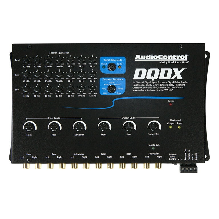 AudioControl DQDX Digital Signal Processor with EQ, Crossover, and