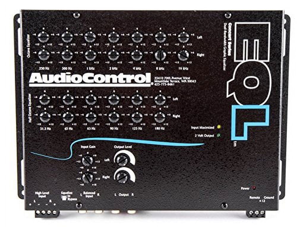 AudioControl EQL Black Trunk Mount Equalizer and Pre-Amp - Walmart.com