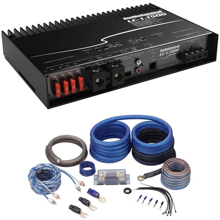 AudioControl LC-1.1500 1500w RMS Mono Amplifier Amp Bass Processor+OFC Amp Kit