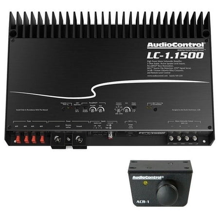 AudioControl LC-1.1500 Mono Subwoofer Amplifier & ACR-1 Dash Remote