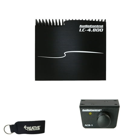 AudioControl LC-4.800 High-Power 4 Channel Amplifier with Accubass & ACR-1 Dash Remote