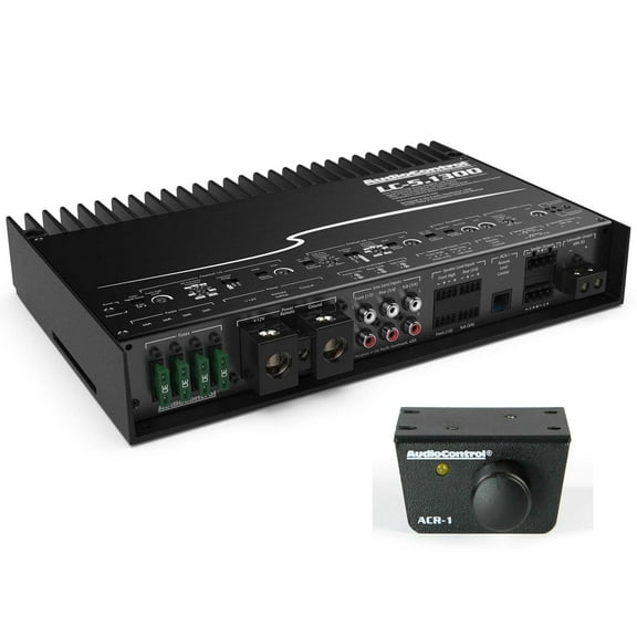 AudioControl LC-5.1300 High-power Multi-channel Amplifier With Accubass and AudioControl ACR-1 Dash Remote