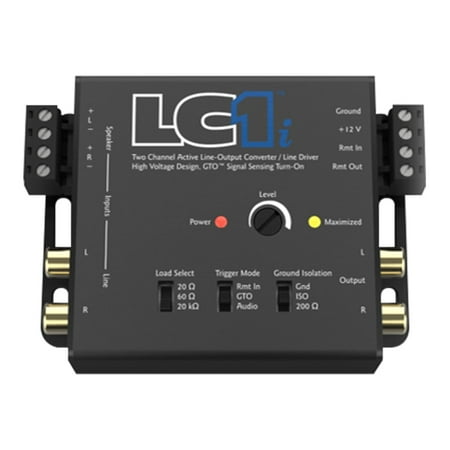 AudioControl - 2-Channel Active Line Output Converter and Line Driver - Black