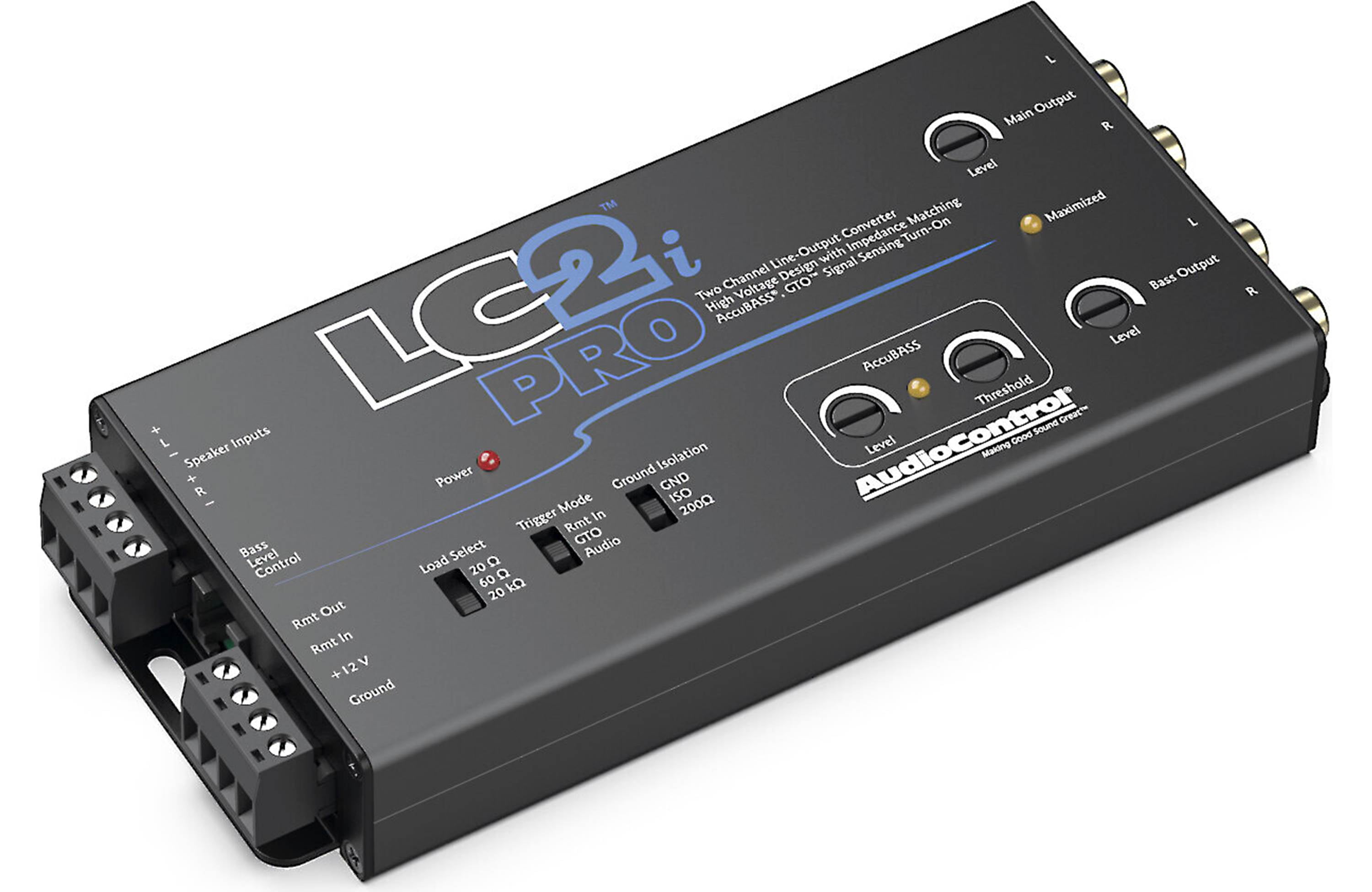 AudioControl LC2i PRO 2-channel line output converter with AccuBASS ...