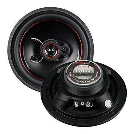 AudioPipe 6.5 Inch 330 Watt 4 Ohm Tri Axial Car Audio Speaker Pair