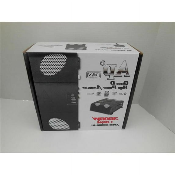 AudioPipe Full Range High Power Class D Car Audio Amplifier, Black