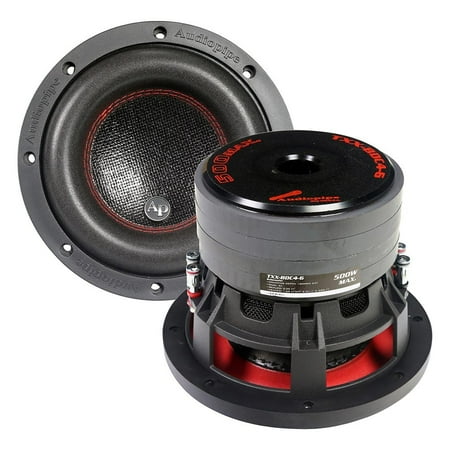 AudioPipe TXXBDC46 Quad Stack 6.5 Inch 500 Watt Car Audio System Subwoofer
