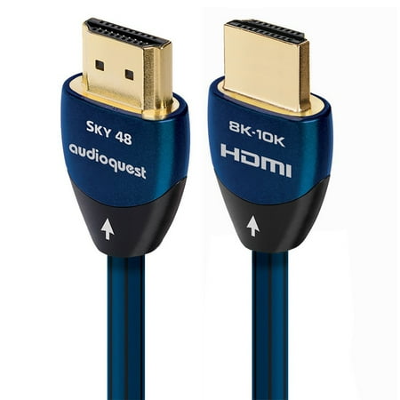 AudioQuest - Sky 10' 4K-8K-10K 48Gbps HDMI Cable - Blue/Black