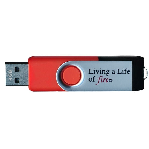 Audiobook-Living A Life Of Fire-Usb Flash Drive