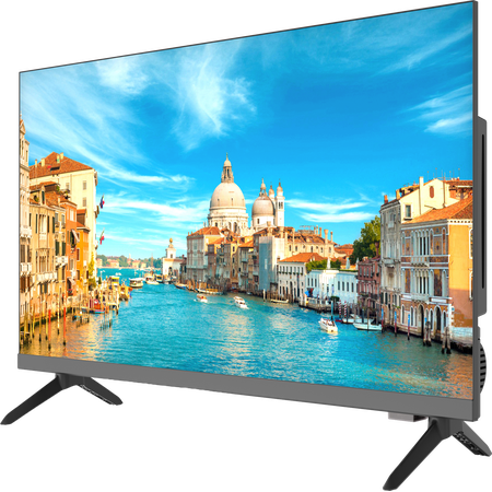 Audiobox TV-24D 24-inch 12V Frameless HD LED RV TV with AC/DC Power, HDMI USB Inputs, Wall Mountable, Remote Included