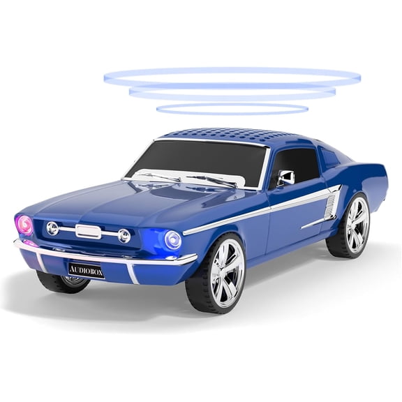 Audiobox Retro Ride TRK-6500BT Classic-Muscle-Car Bluetooth Speaker with WaveSync and Lights