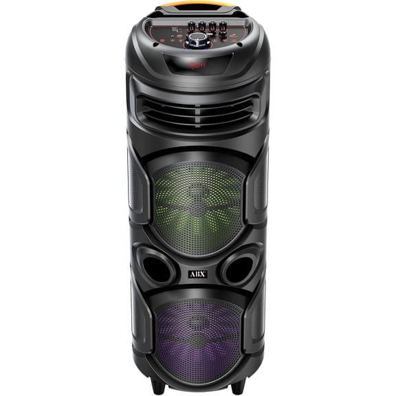Audiobox ABX-2900R Dual 8" Party Bluetooth Speaker - Light Weight with RGB Lights, Dual Channel Sound for Parties, DJ, Karaoke Ready
