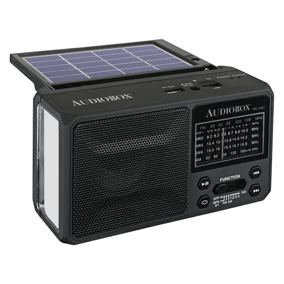 Audiobox RX-12BT Multiband Solar Emergency Radio