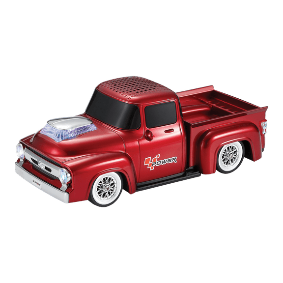 Audiobox SoundRides Replica Cars, Trucks with Bluetooth Speaker, Hands Free Link, Built-in Microphone (Hot Rod Low Rider, Red)