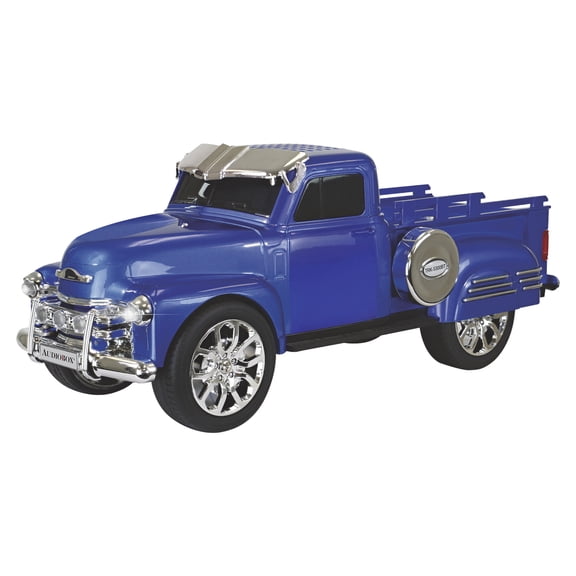 Audiobox TRK-5300BLU Retro Ride 10-Watt-RMS Bluetooth Rechargeable Truck Speaker with FM Radio (Blue)