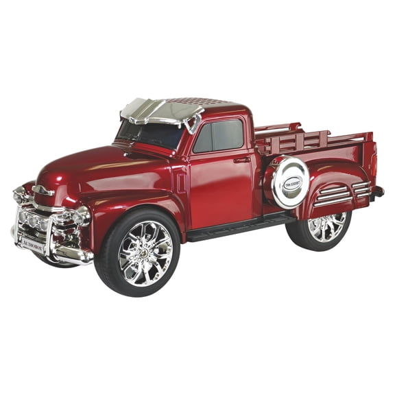 Audiobox TRK-5300RED Retro Ride 10-Watt-RMS Bluetooth Rechargeable Truck Speaker with FM Radio (Red)
