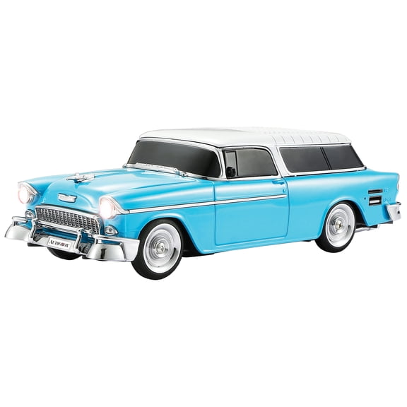 Audiobox TRK-5500BT Retro Ride 10-Watt-Continuous-Output 1955 Replica Car Bluetooth Speaker, Blue