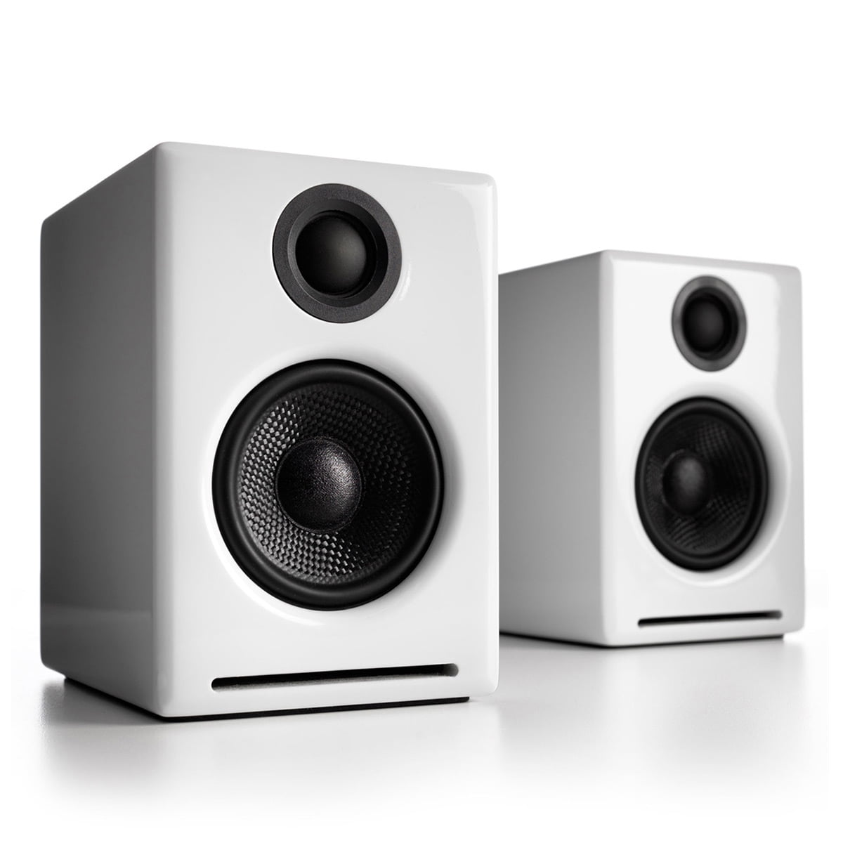 Audioengine A2 Powered Desktop Speakers - 60W Stereo Computer Speakers outlets and Home