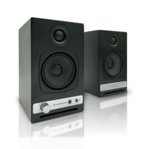 Audioengine HD3 60W 24 Bit Wireless Speakers For Home Music with Bluetooth aptX-HD - Black New