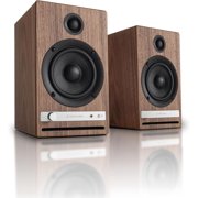 Audioengine HD4 120W Wireless Bluetooth Bookshelf Stereo System - Walnut, aptX,