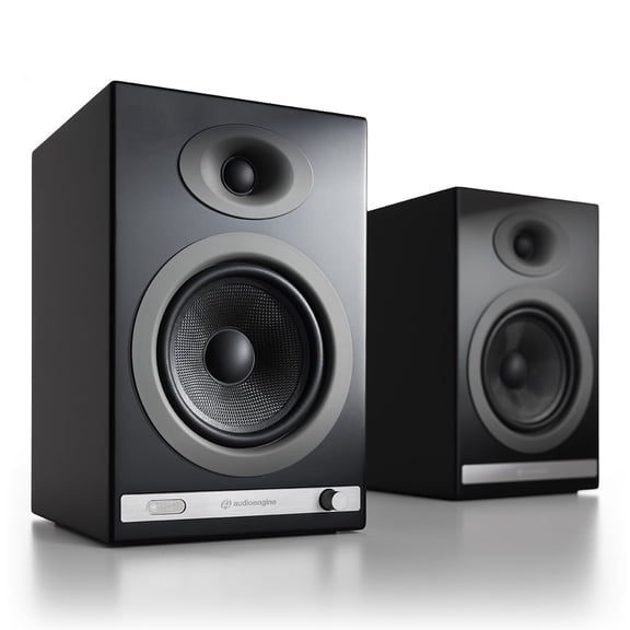 Audioengine HD5 Powered Bluetooth Bookshelf Speakers - Pair (Matte Black)