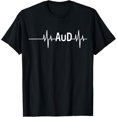 thumbnail image 1 of Audiologist AuD Heartbeat Doctor of Audiology T-Shirt, 1 of 4