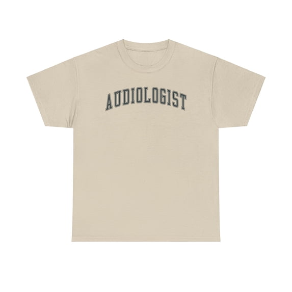 Audiologist Audiology Ear Doctor Shirt Gifts Tshirt Crew Neck Short Sleeve
