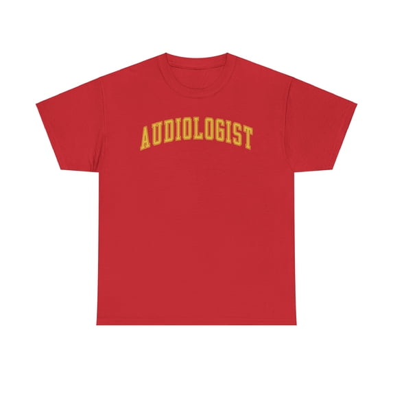 Audiologist Audiology Shirt Gifts Tshirt Crew Neck Short Sleeve