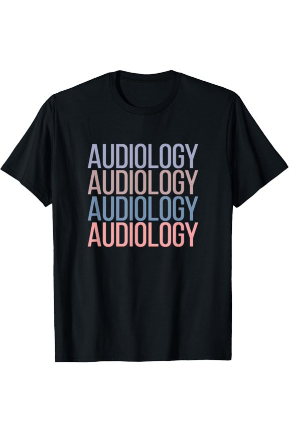 Audiology Squad Audiologist Sound Wave T-Shirt
