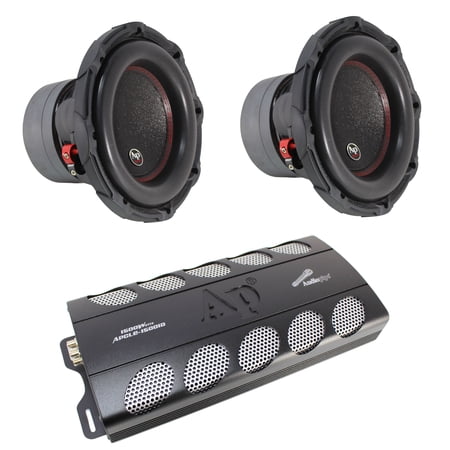 Audiopipe 10" BDC3 Subwoofer Combo 1400W RMS w/ 1500W 1 Ohm Monoblock Amplifier