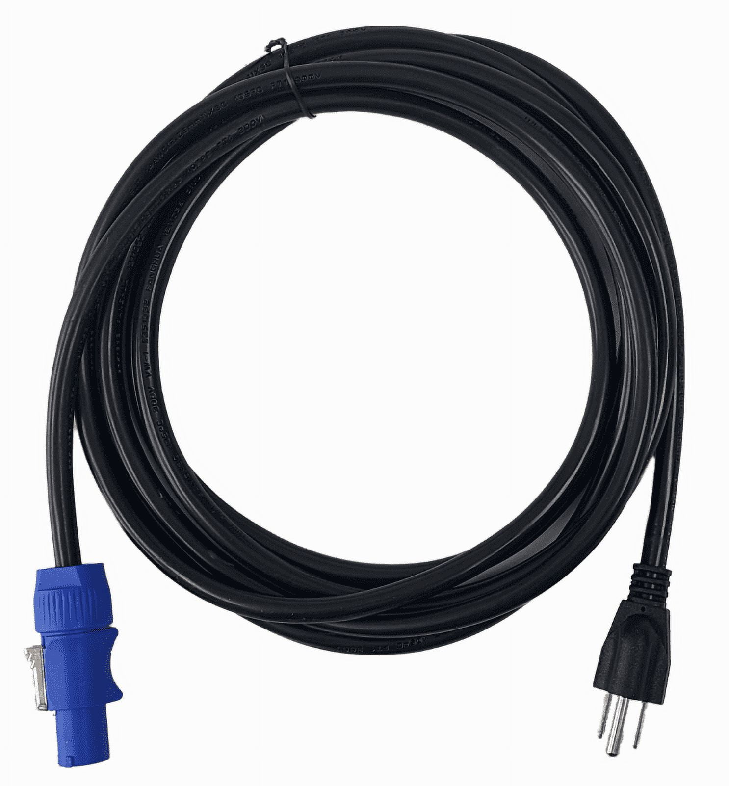 Audiopipe 12 Foot 14 Gauge PowerCon Male Connector to Power Cable X ...