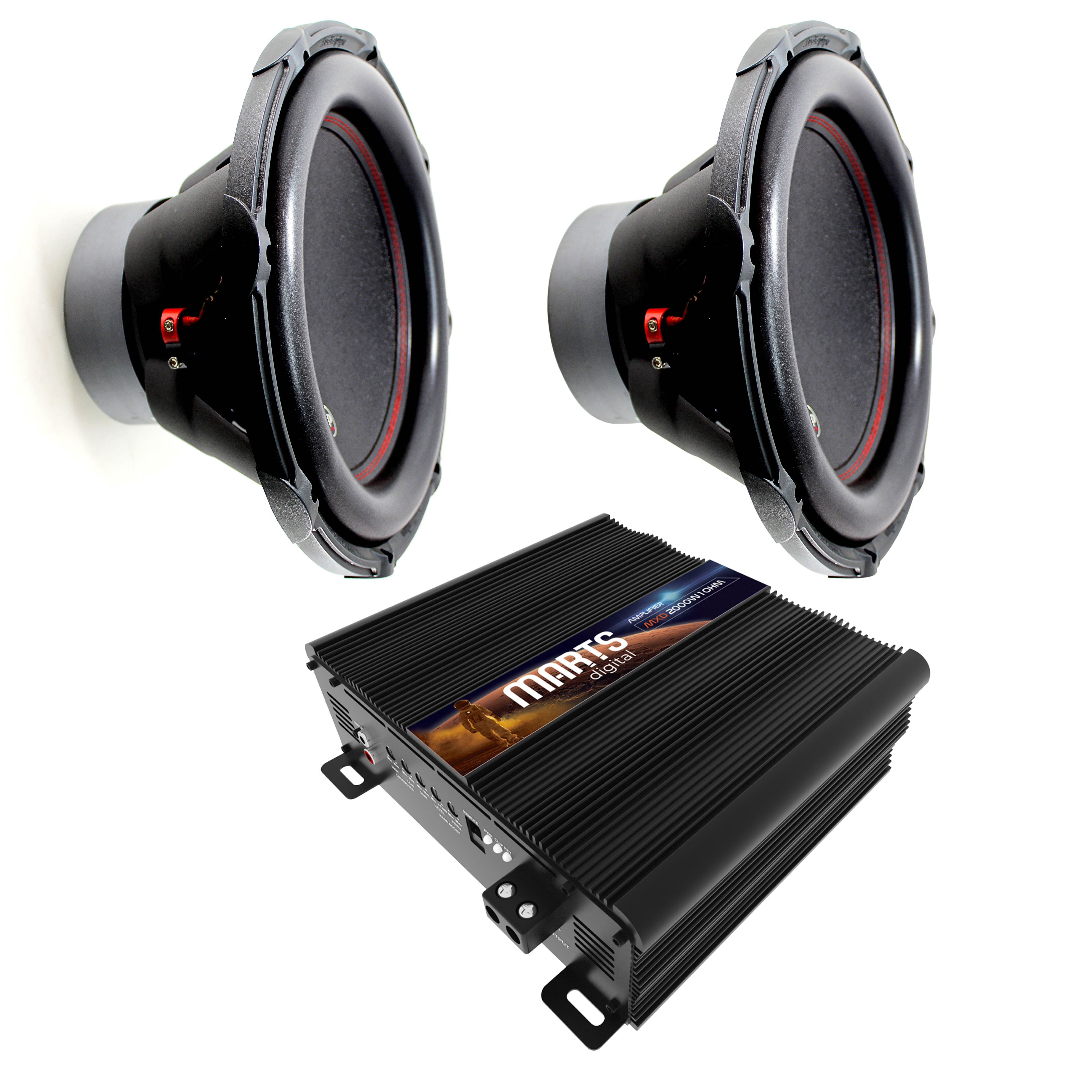 Audiopipe 15" BDC2 Subwoofer Combo 750W RMS w/ 2000 Watts 1 Ohm MXD