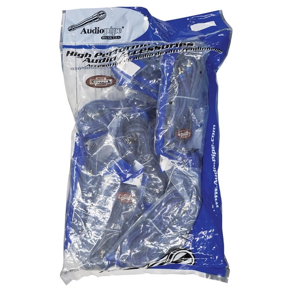 Audiopipe 15' Superflex RCA Cable (10 Pack)