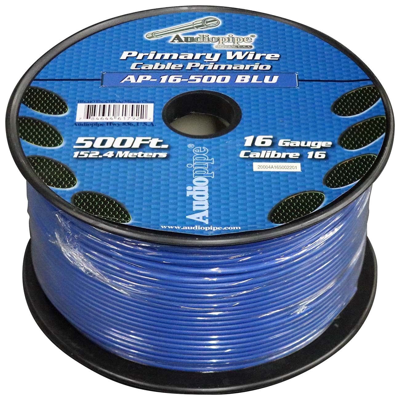 Best Connections 16 Gauge Automotive Primary Wire 500ft Ideal for Trailer, Speaker, and Lighting Circuits, Blue