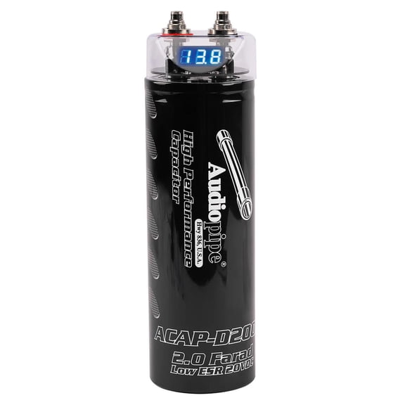 Audiopipe 2.0 Farad Power Capacitor