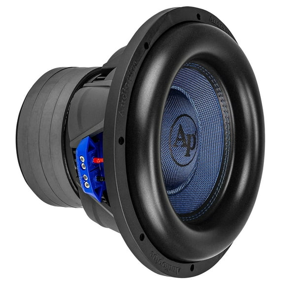Audiopipe 2400 Watts 12 inch Subwoofer (TXX-BDD4-12), Quad Stack, High Power, Paper and Fiberglass Composite Cone, Air Cushion Foam, Multi-Connect, 2 * 4 Ohms
