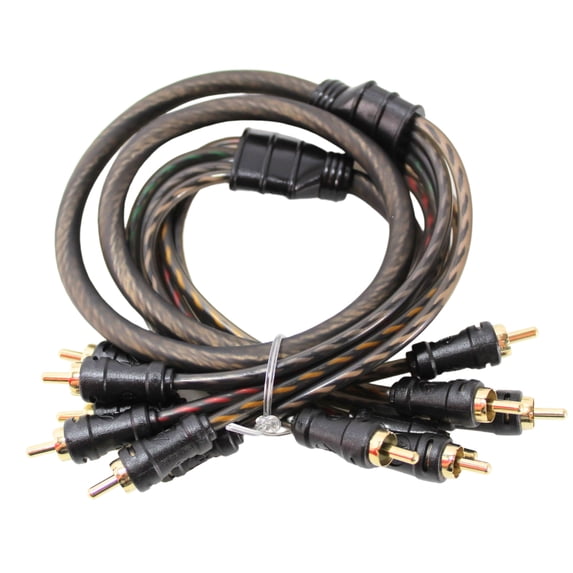 Audiopipe 3FT Length - 6-Channel Interconnect Cable for Car ...