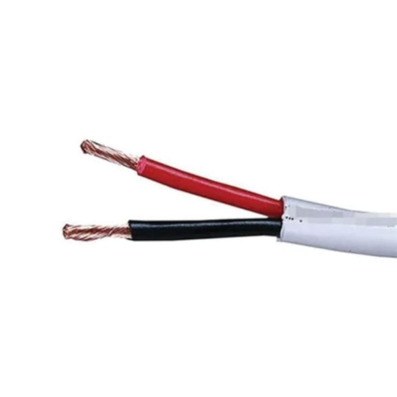 Audiopipe CABLE 12CL2-500 500 ft. CL2 Rated Two-Conductor CCA In-Wall Speaker Wire, White PVC Jacket