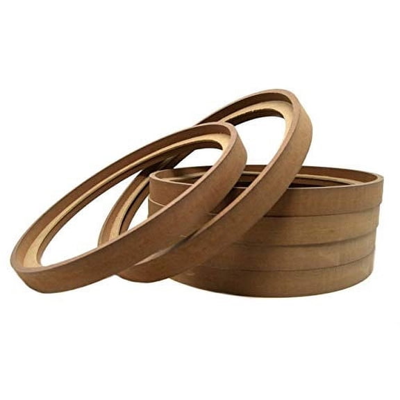 Audiopipe 6 Pair 10" inch MDF Wooden Speaker Ring Recessed with Bezel Mounting Spacer RING-10BZ (12 pcs)
