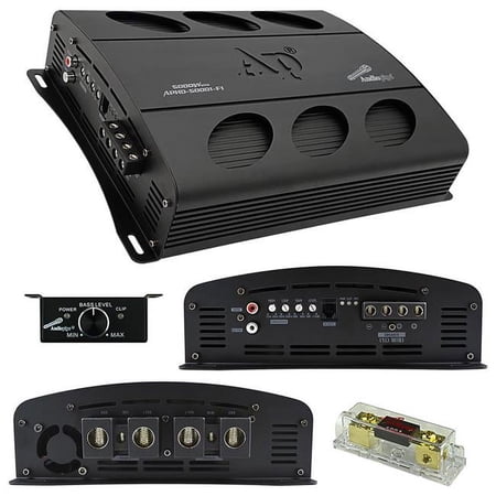 AUDIOPIPE APHD-50001-F1 5000W 1OHM FULL RANGE CLASS D MONOBLOCK AMPLIFIER NEW