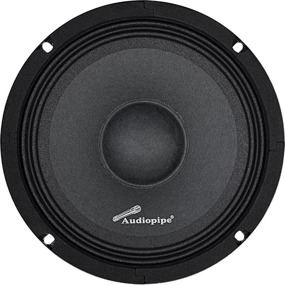 Audiopipe Pair of 6.5" 4-Ohm 100 Watt RMS Mid-range Loud Speaker APMB-627-4