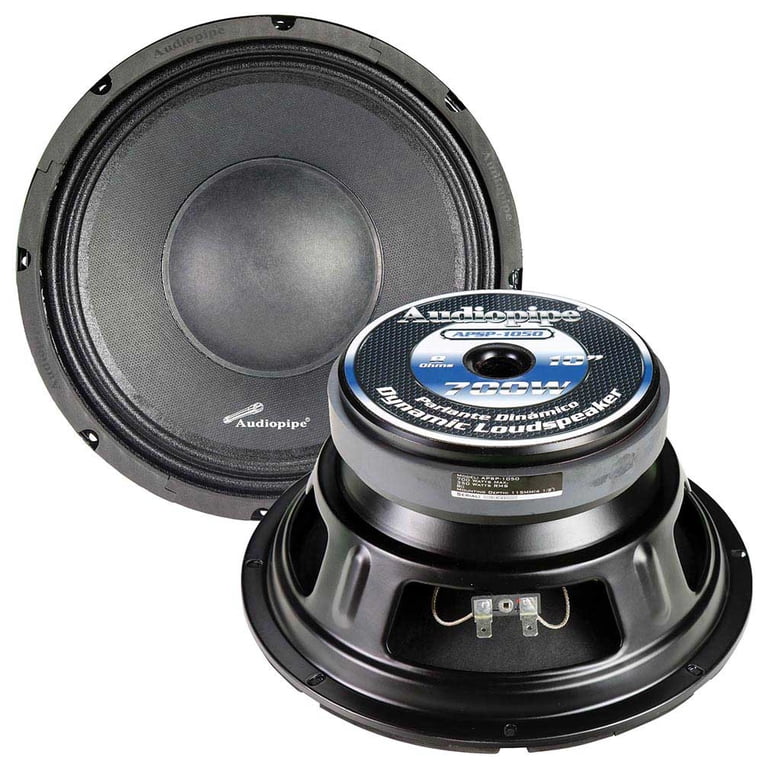 Audiopipe 10-Inch 700 Watt Sound System Amp Mid-Range Dynamic Car