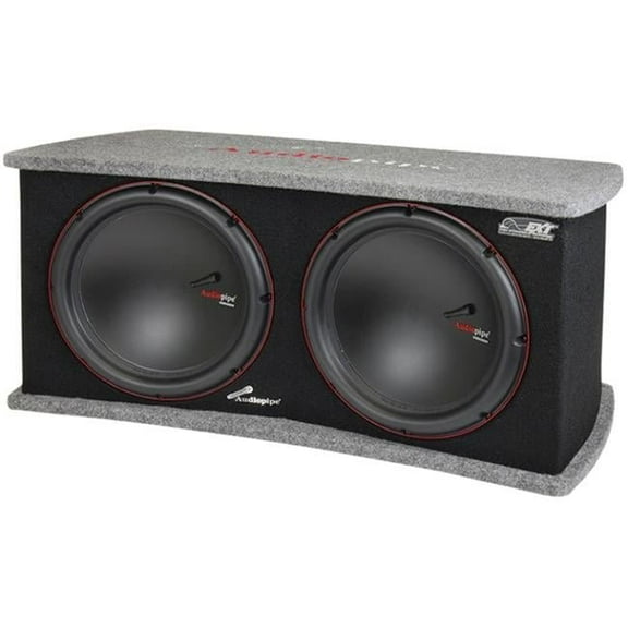 Audiopipe APSQ120ET Dual 12" Hatchback Loaded Enclosure 1500 Watts
