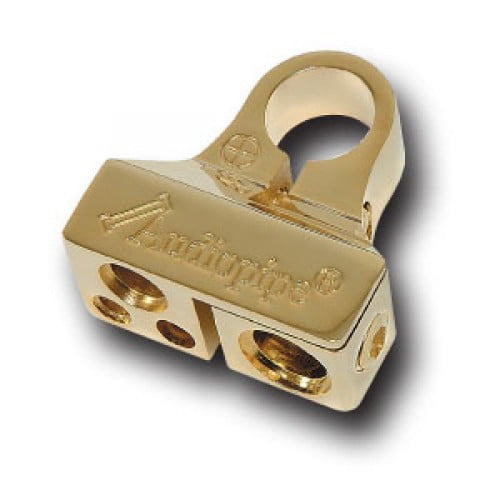 Audiopipe Gold Plated Battery Terminal Positive - Multi-Feed