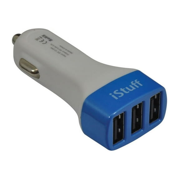 iStuff Triple USB Car Cigaarrette Lighter Adapter