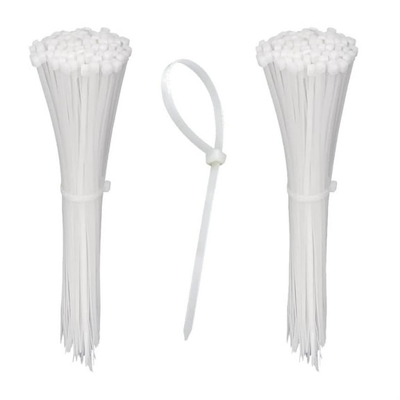 Audiopipe ISCT8 Installation Solutions 8" Wire Ties - White [100 Per Bag]