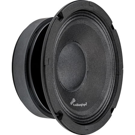 Audipipe 6” Low Mid Frequency Loudspeaker, Midrange Car & PA Speaker, Low Mid Bass, Professional DJ & Studio Audio