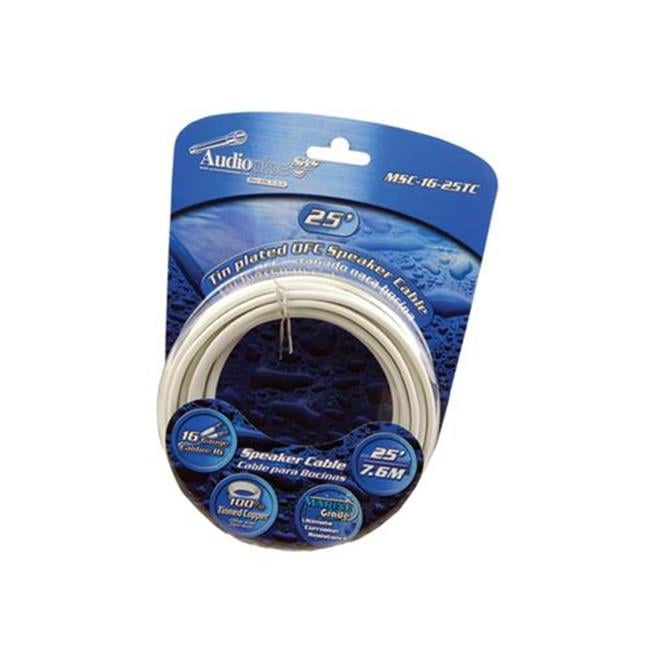 Audiopipe MSC-16-25TC 16 Gauge 25 ft. Tin Copper Speaker Wire Marine Grade
